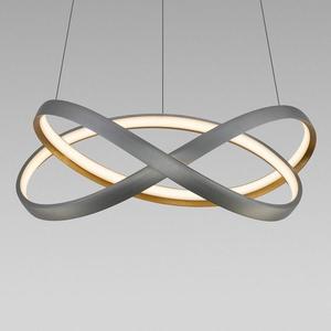 Подвесной светильник Nova Luce Odrey, алюминий - 1-пламенный - серый