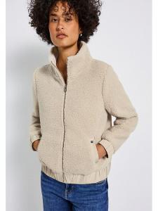 Street One Плюшевая куртка песочного цвета