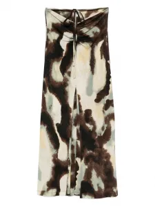 Юбка с кулиской Nanushka, зеленый