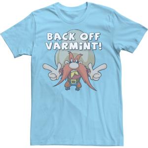 Мужская футболка Looney Tunes Yosemite Sam Back Off Varmint Licensed Character
