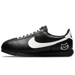 Nike Кроссовки Cortez Abrasion Resistant Low top Casual City Commute Women's Black White
