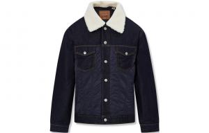 Левис Куртки Пальто Мужские Тёмный Деним Левис