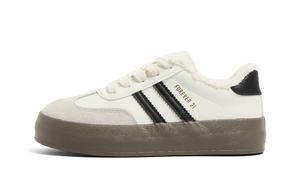 Низкие немецкие армейские кроссовки женские FOREVER 21, Beige Black