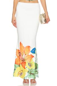 Юбка цвета примулы Runaway The Label, белый