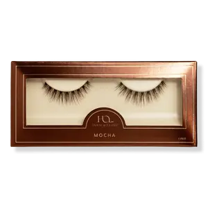 Накладные ресницы из искусственного шелка цвета мокко с натуральным объемом House of Lashes