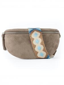 Поясная сумка lePelou ONDA small, серо-коричневый