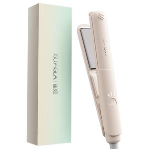 Плойка для выпрямления волос портативная бытовая T207 TSUYAGLA, белый