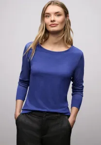 Базовая футболка с длинными рукавами rundhals Street One, Blau