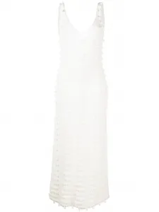 Платье в технике кроше REMAIN, белый
