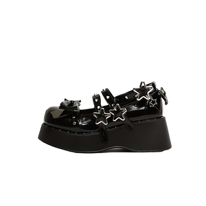 WOXXXN Туфли Мэри Джейн на платформе, женские, черные