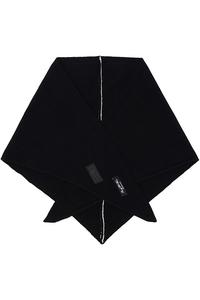 Шарф из шерстяной смеси Mm6 Maison Margiela, черный