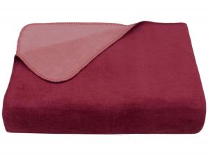 Одеяло Zollner бордо, 150/200 см