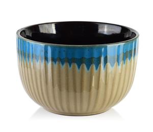 Миска для смешивания Mondex бежевый, синий диаметр: 15,5 см