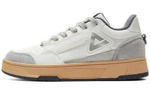 PEAK Пиктограммные скейтерские кеды State Pole мужские низкие серо-белые, цвет Gray White