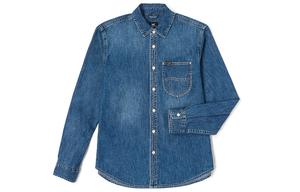 Рубашка мужская среднего размера Lee, синий