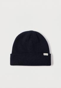 Шапка Samsøe Samsøe THE BEANIE, Dark Blue