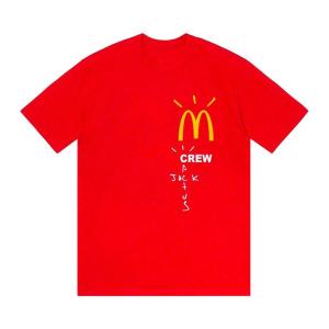 Футболка Cactus Jack by Travis Scott x McDonalds Crew T-shirt, Red