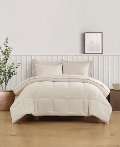 Зеленый однотонный комплект постельного белья из 3 предметов, размер king. Truly Soft, Beige