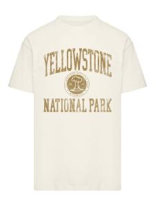 Рубашка F4NT4STIC US National Parks Yellowstone Wyoming, песочный