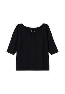 Толстовка оверсайз удобной формы оверсайз Sheego, черный