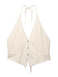 Костюмный жилет Pull&Bear, экрю