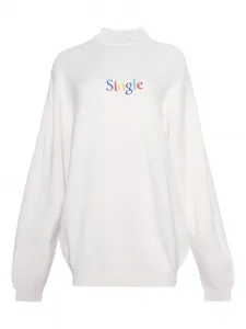 Толстовка с вышивкой VETEMENTS, белый