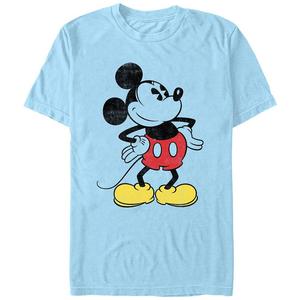 Мужская футболка Disney's Mickey Mouse «Руки на бедре» Licensed Character, цвет Light Blue