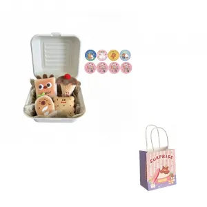 Ланч-бокс с плюшевым кулоном Dessert Dolls высотой 7 см LALABABY