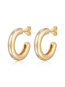 Elli Серьги из серебра 925 пробы с золотым покрытием