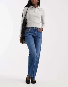 Синие прямые джинсы с низкой посадкой ONLY Bree