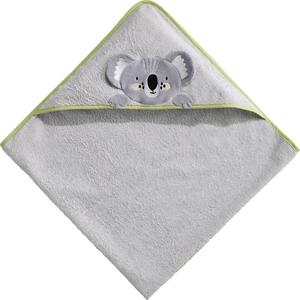 Банное полотенце с капюшоном Erwin Müller 202480, серый - текстиль - 100 x 1 x 100 см