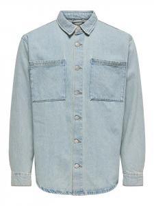 ONLY & SONS Джинсовая куртка "Alp" светло-голубого цвета