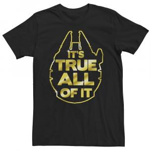Футболка Big & Tall Star Wars Falcon Golden Truth, черный