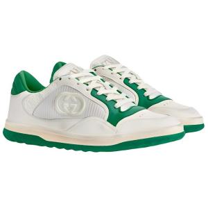 Кожаные кроссовки Mac80 GUCCI, бежевые