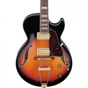 Электрогитара Ibanez AG75G Artcore Hollowbody, Brown Sunburst