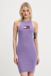 Платье Tommy Jeans, фиолетовый