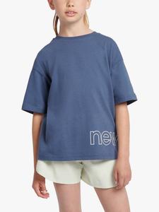 Детская футболка для спорта New Balance, Vintage Indigo