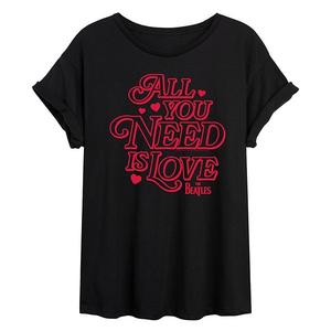 Джерси The Beatles All You Need Is Love оверсайз Licensed Character, Black
