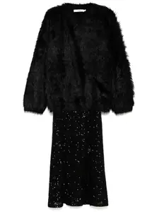 Платье с пайетками B+Ab, черный