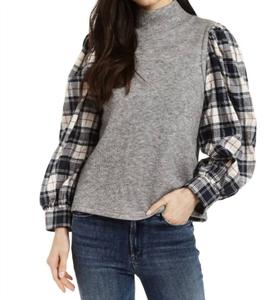 Топ Шелли в цвете «серый вереск» DREW