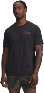 Футболка с коротким рукавом Under Armour Mens Project Rock Payoff, (002) Black/Orange Base