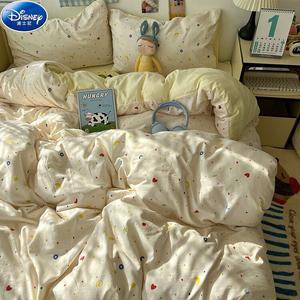 Disney Комплект постельного белья 1,5 м, 4 предмета: простыня на резинке, пододеяльник, 2 наволочки, для матраса 180*220 см