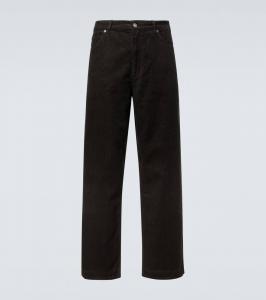 Широкие брюки-клеш из вельвета Vast Cut Our Legacy, Dark Brown Twill Cord