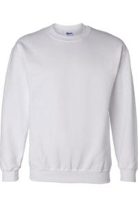 Толстовка Gildan DryBlend Adult Set-In Crew Neck (13 цветов), белый