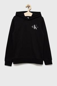Детская хлопковая толстовка Calvin Klein Jeans IU0IU00266.9BYY, черный