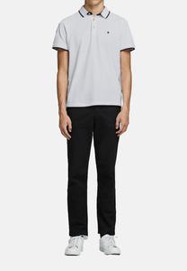 Поло Jack & Jones 2ER PACK PAULOS SLIM FIT, Schwarz Weiß/Mottled Black