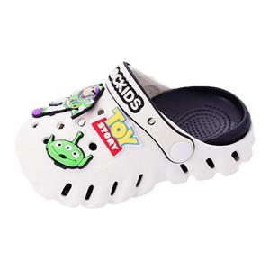 Противоскользящие детские сандалии для детей от 3 до 7 лет ABC KIDS, белый/черный