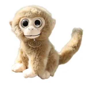 Плюшевая кукла обезьянка имитация 17см/30см высота 17см в длину Mise