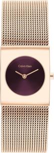 Женские часы Calvin Klein CK Pulse из нержавеющей стали - корпус геометрической формы 21 мм, сетчатый браслет, миниатюрный культовый стиль - подарок для нее, Rose Gold
