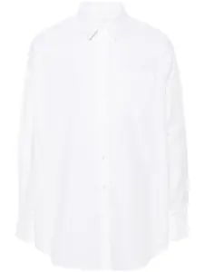 Поплиновая рубашка Helmut Lang, белый